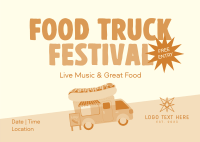 Food Truck Postcard example 4