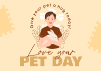 Pet Appreciation Day Postcard Image Preview