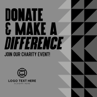 Charity Event Instagram Post Design
