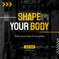 Shape Your Body Instagram Post