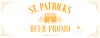 Paddy's Day Beer Promo Facebook Cover