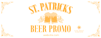 Paddy's Day Beer Promo Facebook Cover Image Preview