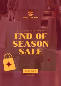 End of Season Shopping Flyer