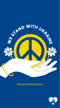 Ukraine Peace Hand Facebook Story