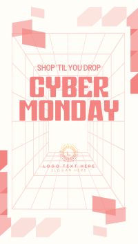 Futuristic Cyber Monday TikTok Video Design