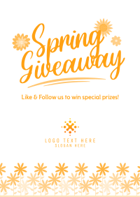 Hello Spring Giveaway Poster