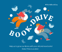 Donate Books, Fill Hearts Facebook Post