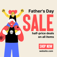 Father's Day Deals Instagram Post Design