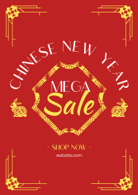 Chinese Year Sale Poster