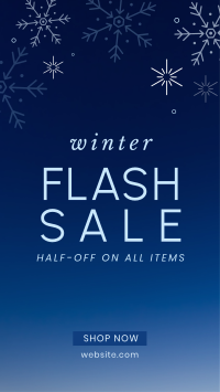 Winter Flash Sale Instagram Story Design