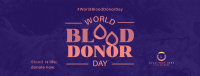 World Blood Donor Badge Facebook Cover Design