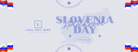 Minimalist Slovenia Statehood Day Facebook Cover