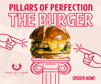 Pillars Of Flavor Burger Facebook Post