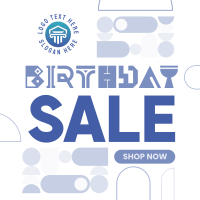 It's your Birthday Sale Instagram Post Design