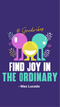 Finding Joy Quote Instagram Reel Image Preview