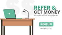 Refer And Get Money Facebook Event Cover