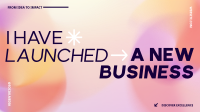 New Business Launch Gradient Facebook Event Cover