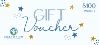 Starry New Year Gift Gift Certificate Image Preview