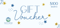 Starry New Year Gift Gift Certificate Image Preview