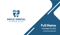 Dental Tooth Letter Z Business Card Image Preview