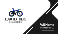 Blue Road Bike Business Card Design