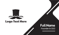 Mustache Business Card example 1