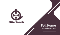 Film Reel Button Business Card Image Preview