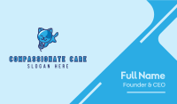 Playful Blue Kitten Cat Business Card Image Preview