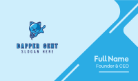 Playful Blue Kitten Cat Business Card Image Preview