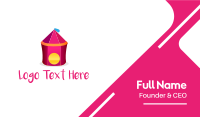 Pink House Business Card example 2