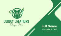 Green Forest Koala Business Card