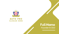 Sport Soccer Emblem  Business Card