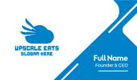 Blue Cloud Wing Business Card Image Preview