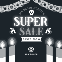 Candle Vigil  De Los Muertos Sale Instagram Post Design