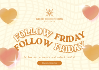 Quirky Follow Friday Postcard Image Preview