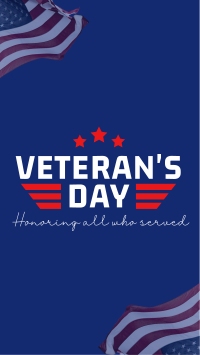 Honor Our Veterans Instagram Story