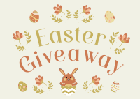 Warm Easter Giveaway Postcard