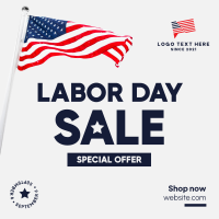 Labor Day Sale Instagram Post Design