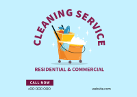 House Cleaning Professionals Postcard