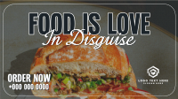 Food Love Quote Video Image Preview