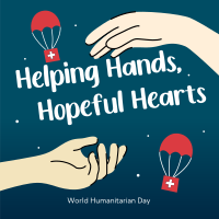 Helping Hands Humanitarian Day Instagram Post Image Preview