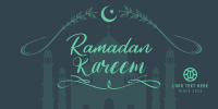 Ramadan Mosque Greeting Twitter Post