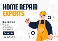 Home Repair Experts Postcard