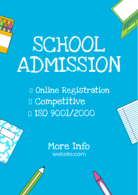 Preschool Admissions Poster