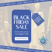 Fashion Modern Black Friday Instagram Post