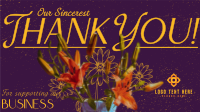 Classy Generic Thanks Facebook Event Cover