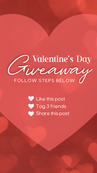 Valentine's Giveaway Facebook Story