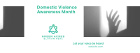 Domestic Violence Awareness Month Facebook Cover Image Preview