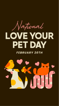 National Love Your Pet Day TikTok Video