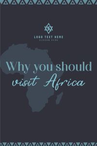 Why Visit Africa Pinterest Pin Design